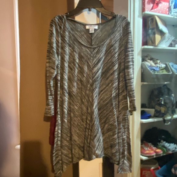 🌺 3/$15 3/4 Sleeve Heathered Maternity Top - Picture 1 of 2